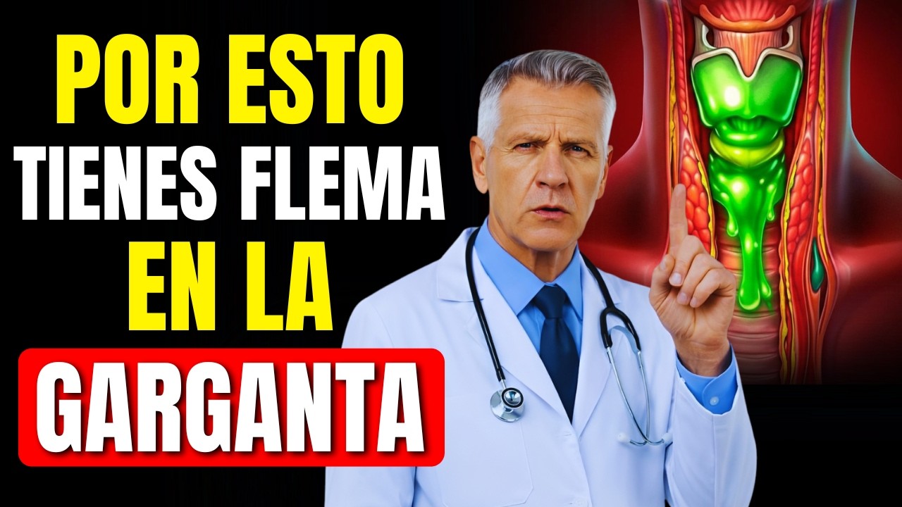 ¿Tienes Flema Todo el Día? Esta es la Verdadera Causa (y cómo quitarla)