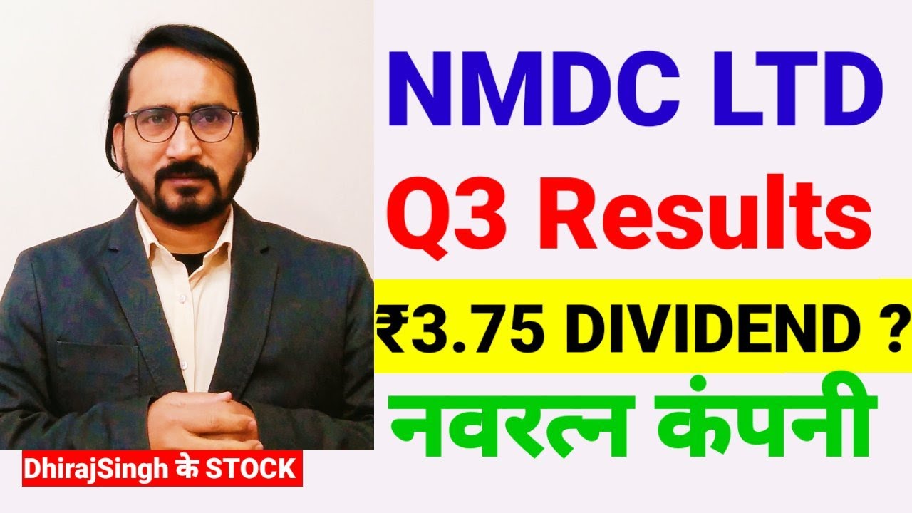 NMDC Q3 Fy23 Result ₹3.75 Dividend Nmdc Stock News Nmdc Share Latest News Nmdc Share Price Today