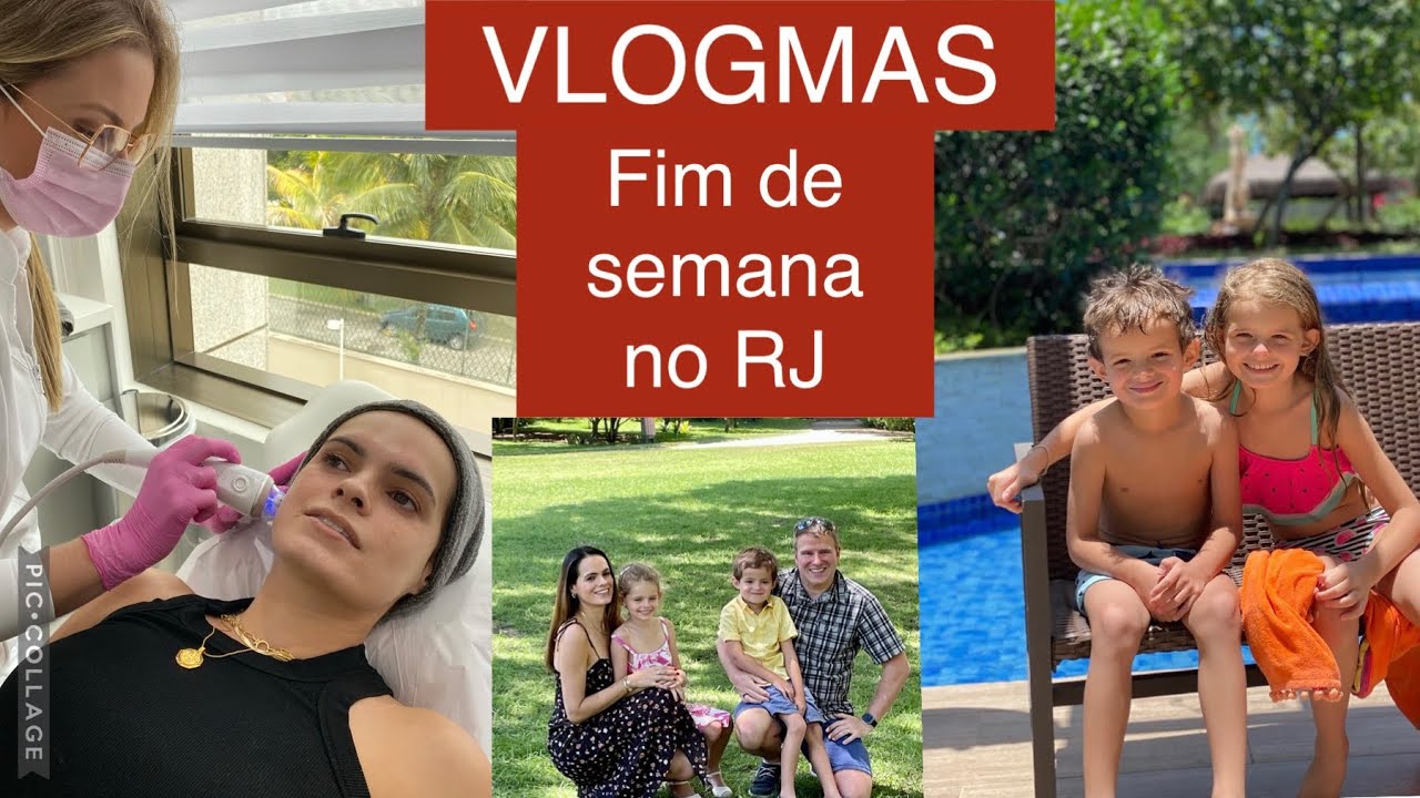 #VLOGMAS - Fim de semana com a família no Rio! Dermatologista | Churrasco