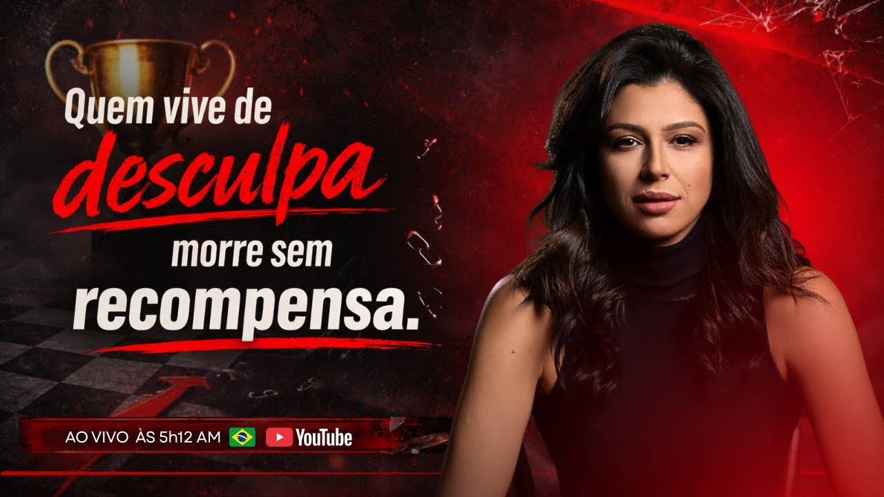 Quem vive de desculpa morre sem recompensa | 25/02 às 5h12 com Débora Sellane ao vivo