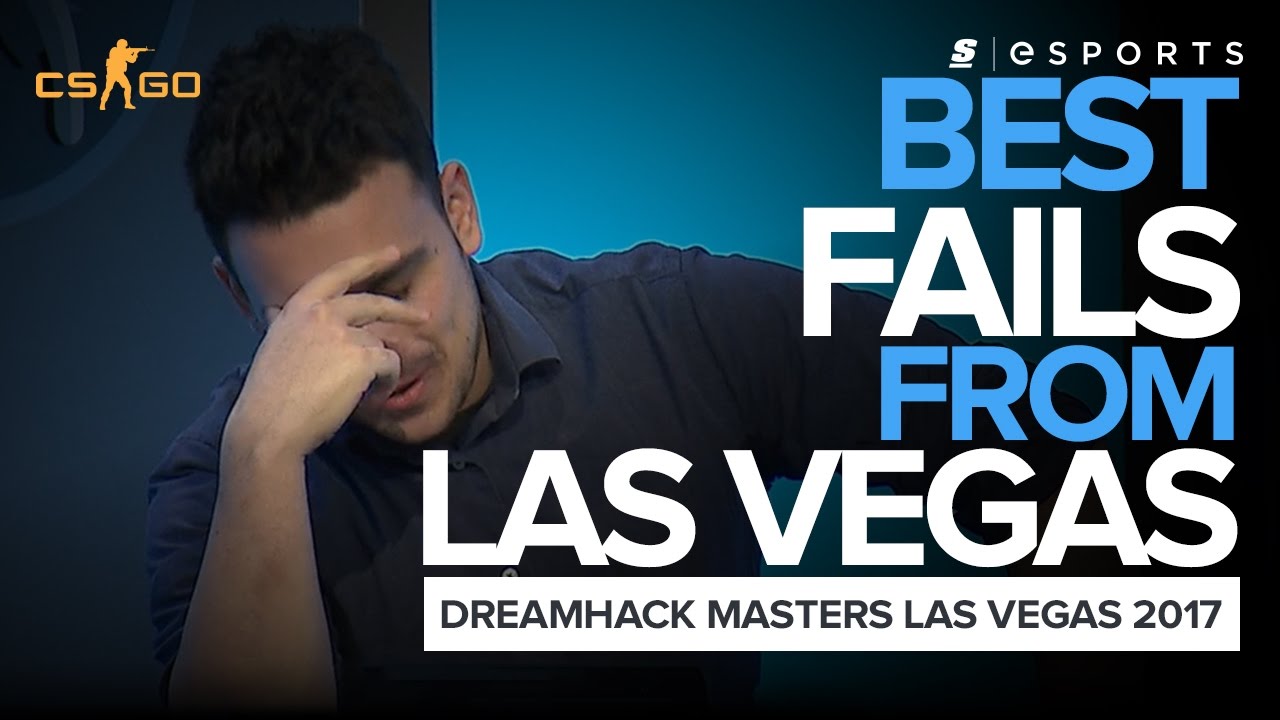 BEST FAILS and FUNNY moments from DreamHack Masters Las Vegas 2017 (CS:GO)