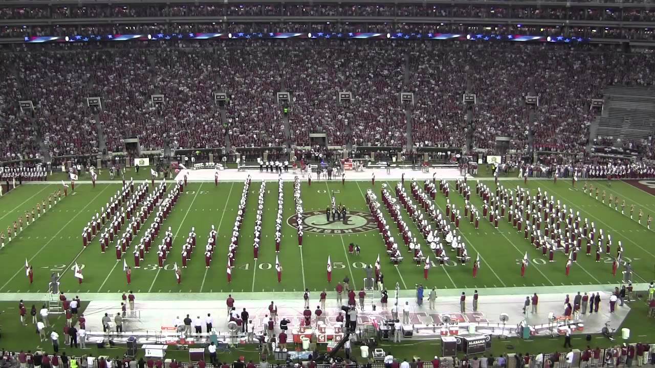 University of Alabama Million Dollar Band Pregame Show   Al vs Ole Miss 9/29/2012