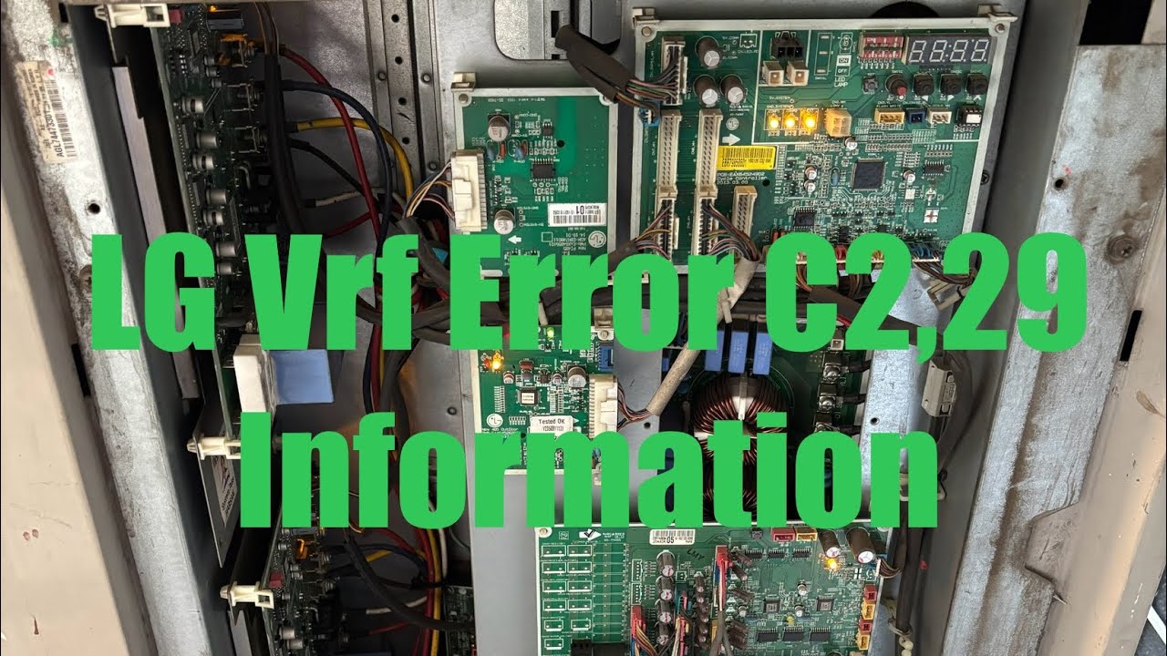 Lg Vrf Error C2,29 Information 