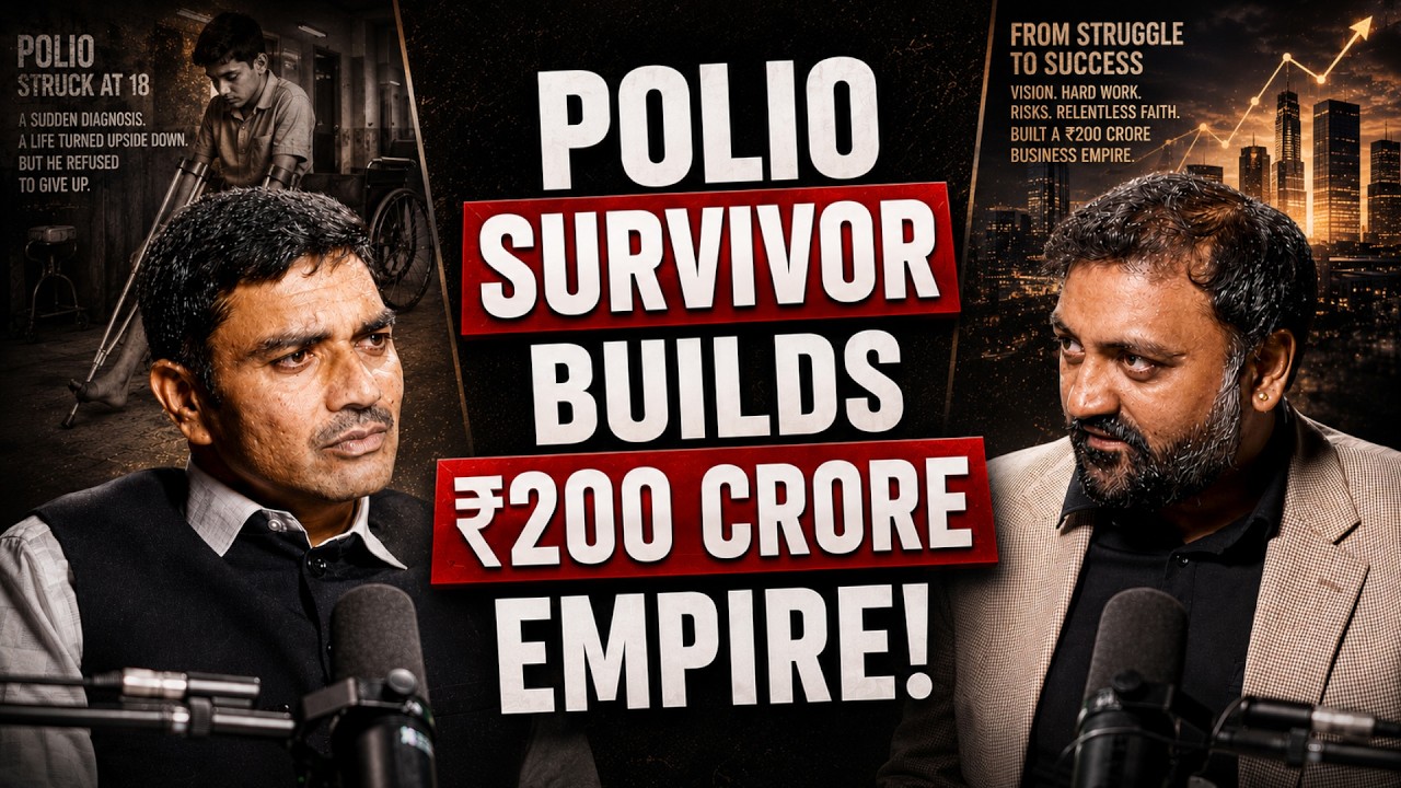 From Disability To ₹200 Crore Success | The Story Will Shock You ft. Amol Chaudhari