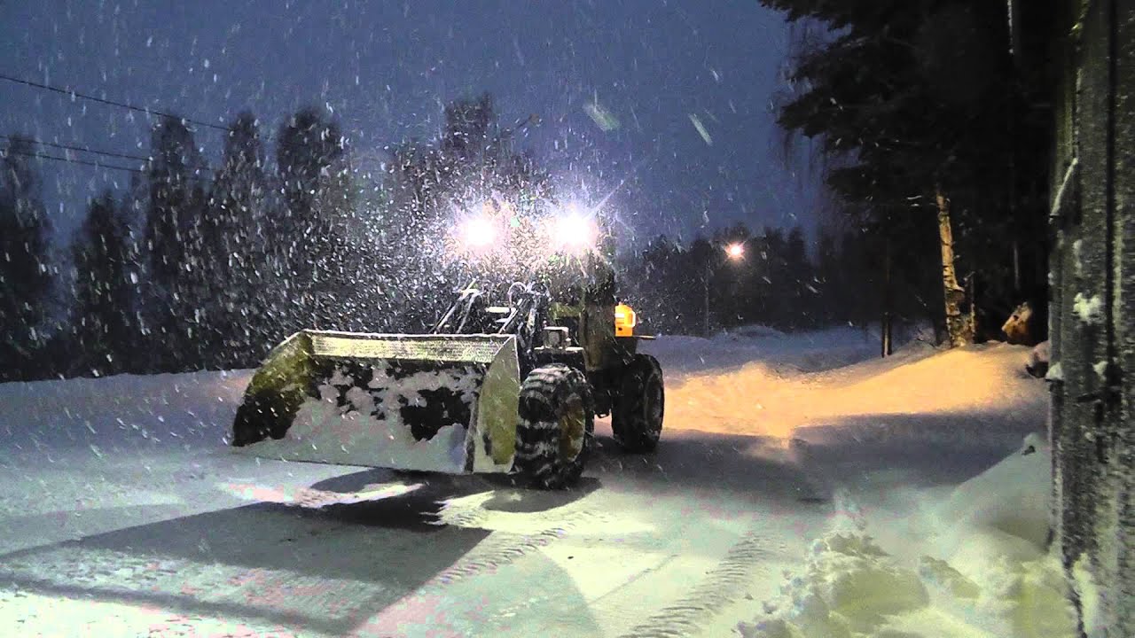 Snow removal with the 4200