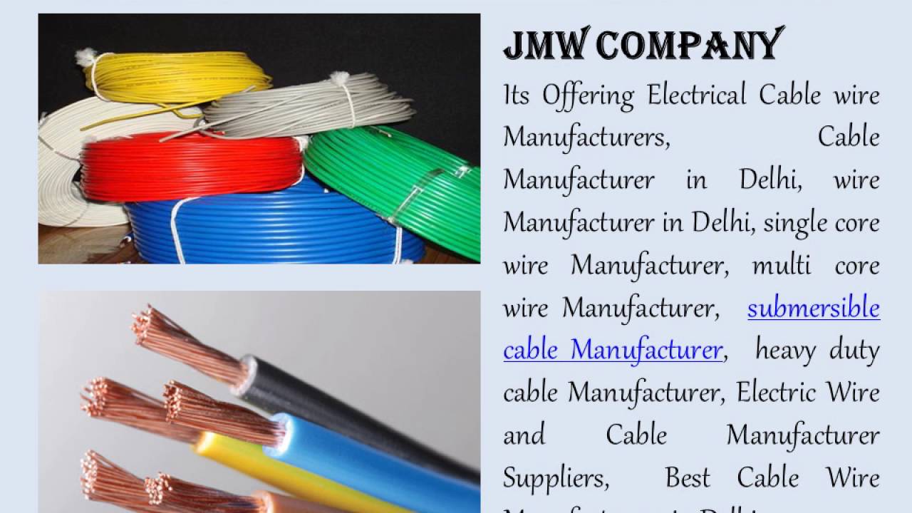 Best Cable Wire Manufacturers in Delhi