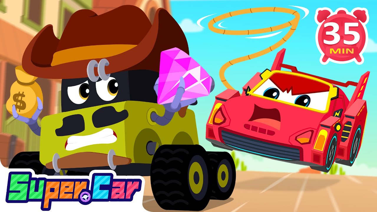 Race Car Adventures | Sheriff For A Day & MORE | Fun Kids Cartoons & Catchy Car Songs!