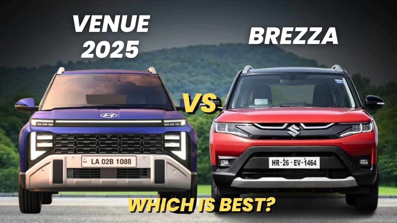 Hyundai Venue 2025 vs Maruti Suzuki Brezza | Which is Best? | new venue vs brezza