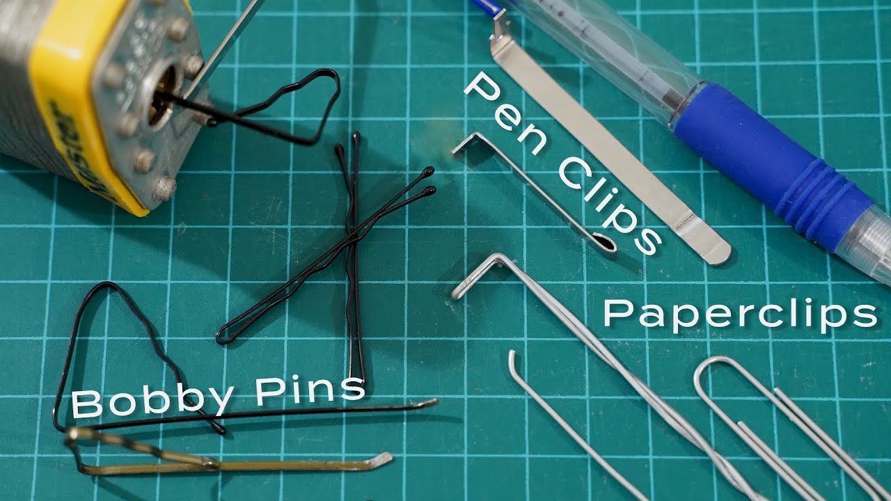 How to Make Improvised Lock Picks