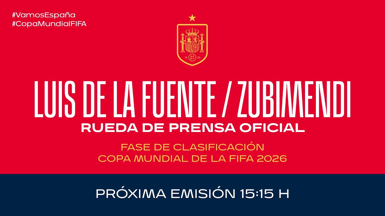 Luis de La Fuente y Zubimendi I Rueda de prensa oficial | 🔴 SEFUTBOL