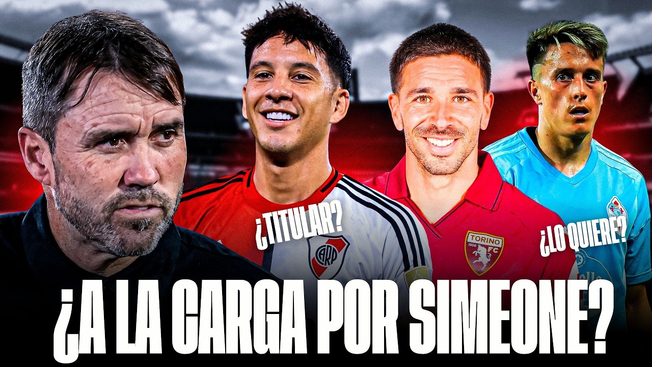 💣🚨 ¿GIO SIMEONE y CERVI APARECEN en el RADAR de COUDET para RIVER?, ¿DRIUSSI TITULAR vs SARMIENTO?