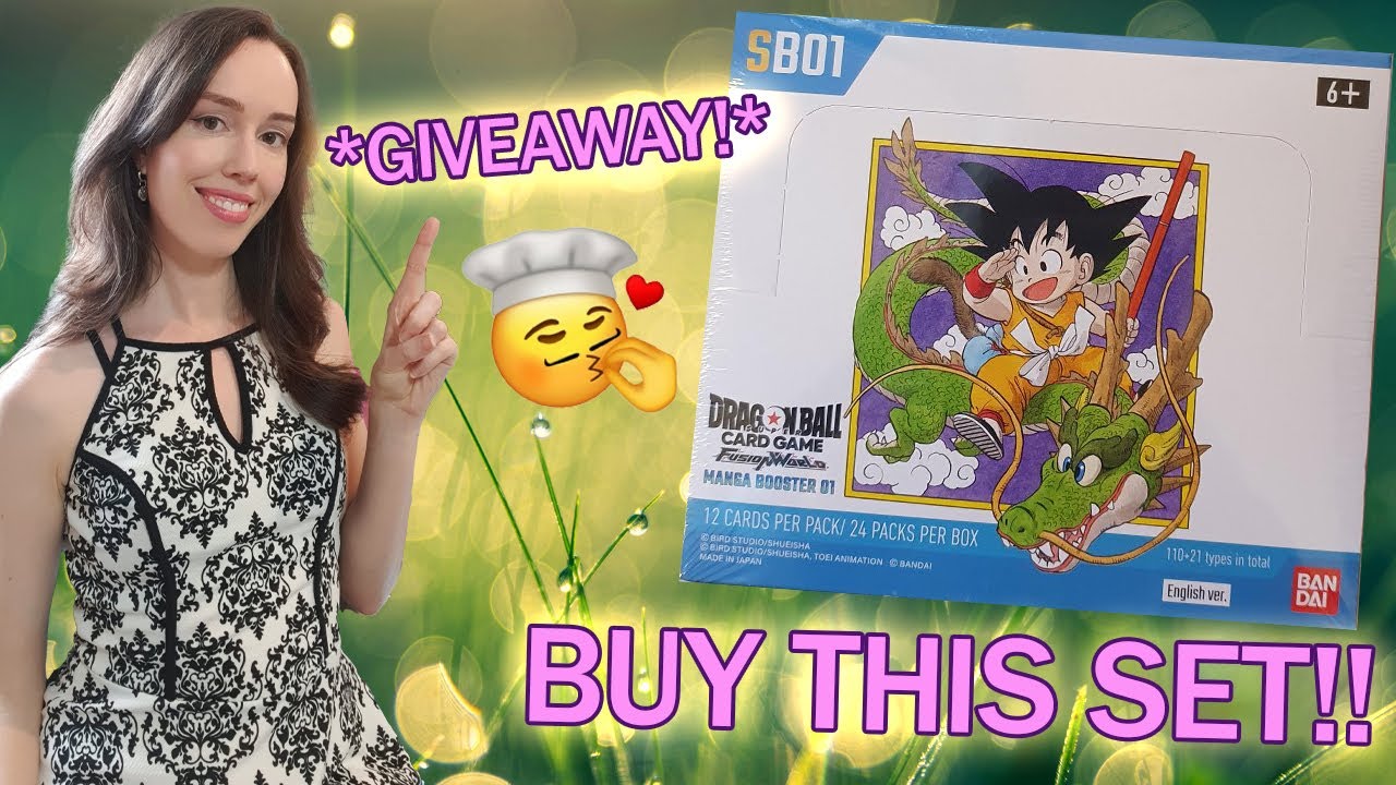 *GIVEAWAY* 🤯 Dragon Ball Fusion World Manga Booster Box Opening 🐉 So Much HEAT! 🔥 SB01