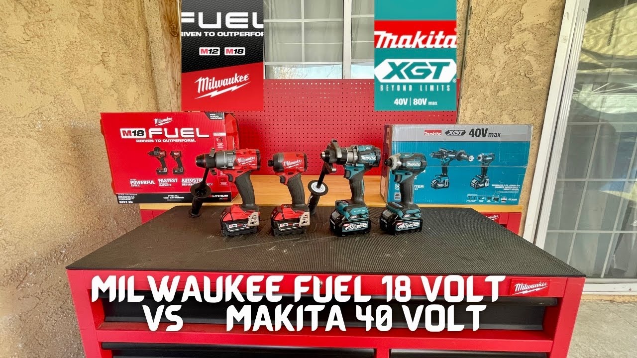 Milwaukee 18v VS Makita 40v SET DE TALADROS |PORQUE TANTA DIFERENCIA?