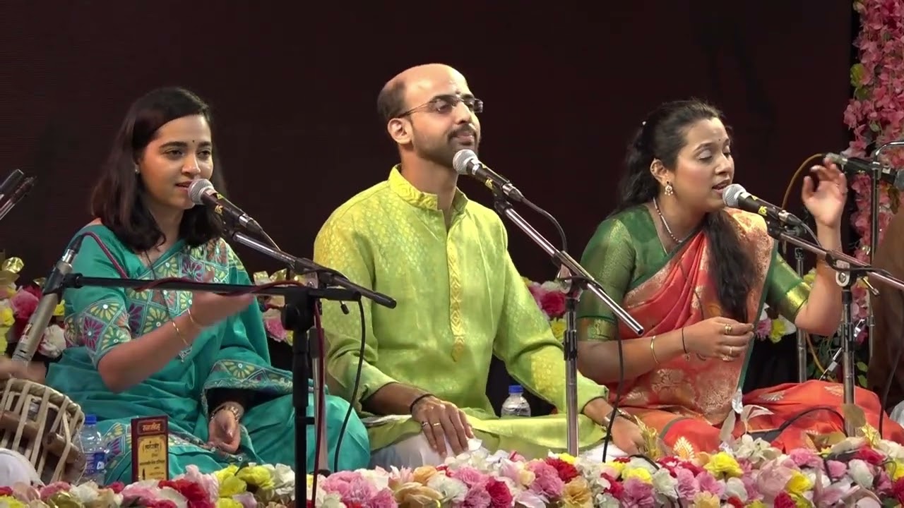 Anandache dohi (आनंदाचे डोही) | Sant Tukaram | Lata Mangeshkar | Shamika, Sampada, Dhananjay