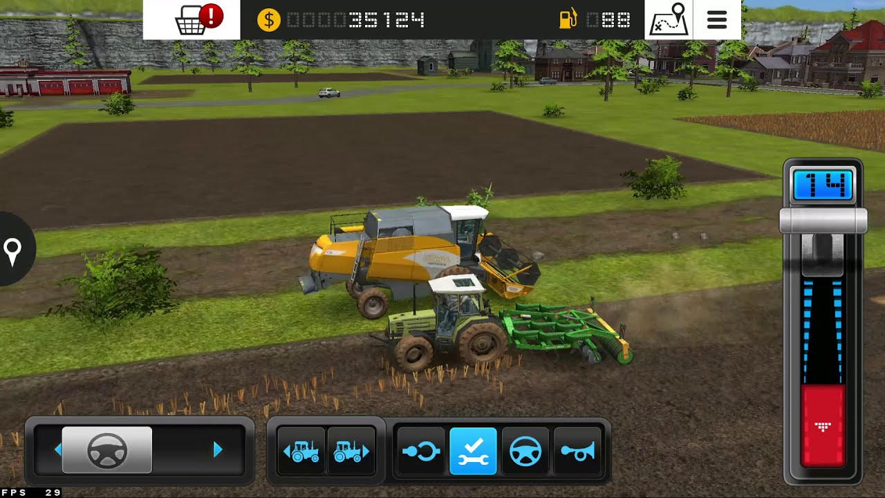 🤩Farming simulator 16 || New Episode ||  Harvest  crops || Cartoon Game II