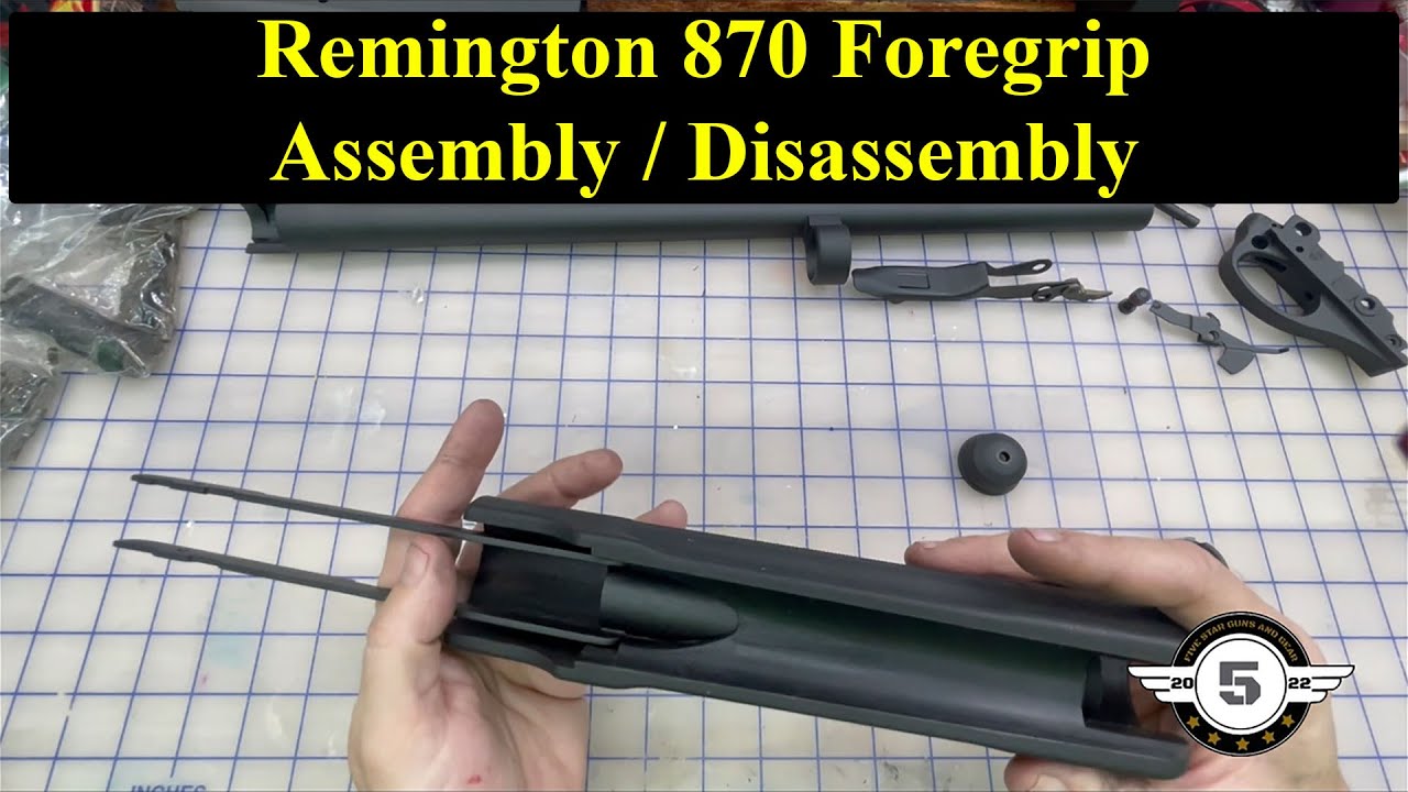 Remington 870 Fore Grip Assembly and Disassembly Replace Fore Grip Made Easy