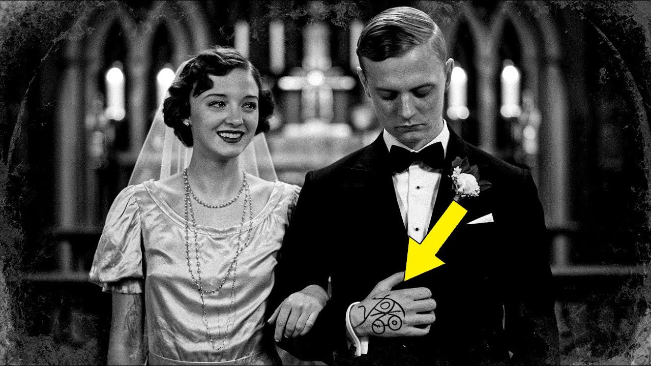In 1912 a wedding photo seemed perfect — until historians saw the hidden detail in the groom’s hands