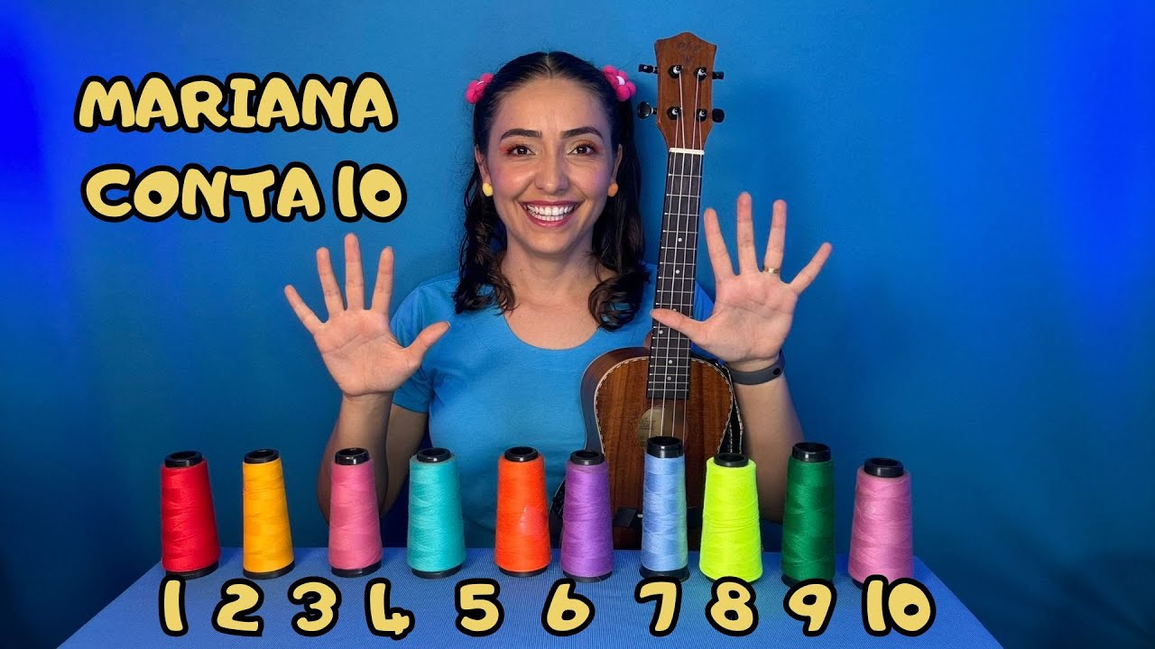 Mariana conta 10- contando as linhas da Vovó