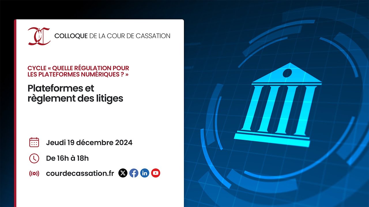 Plateformes et règlement des litiges