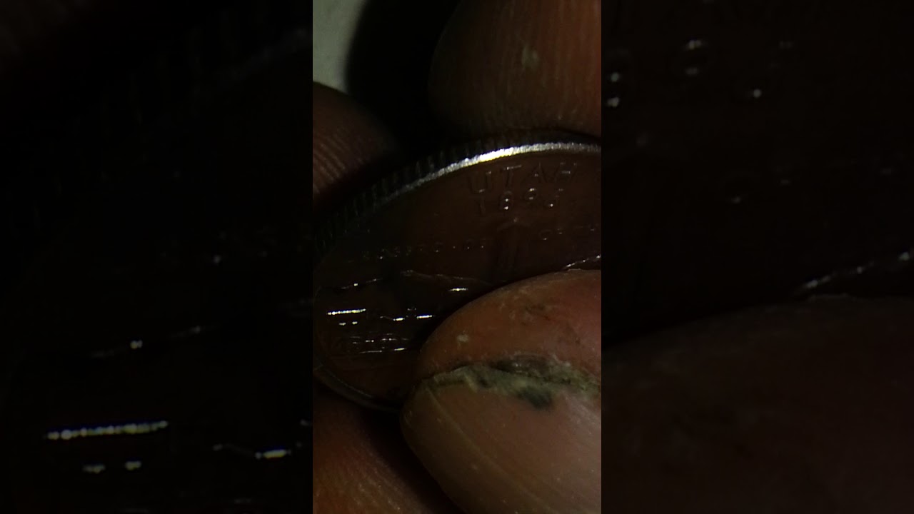 2007 P UTAH STATE QUARTER CUD ERROR ON 