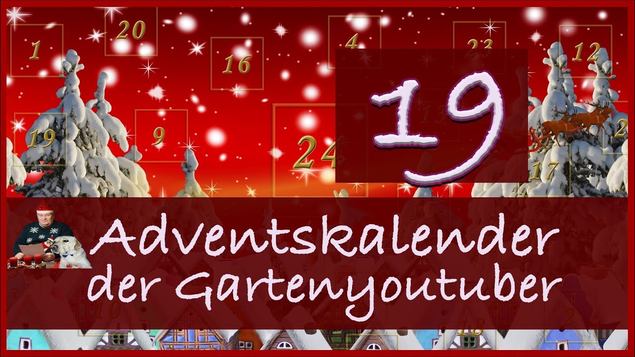 10 Jahre Adventskalender der Gartenyouber 2025   19  Türchen heute von Maik und Frosty