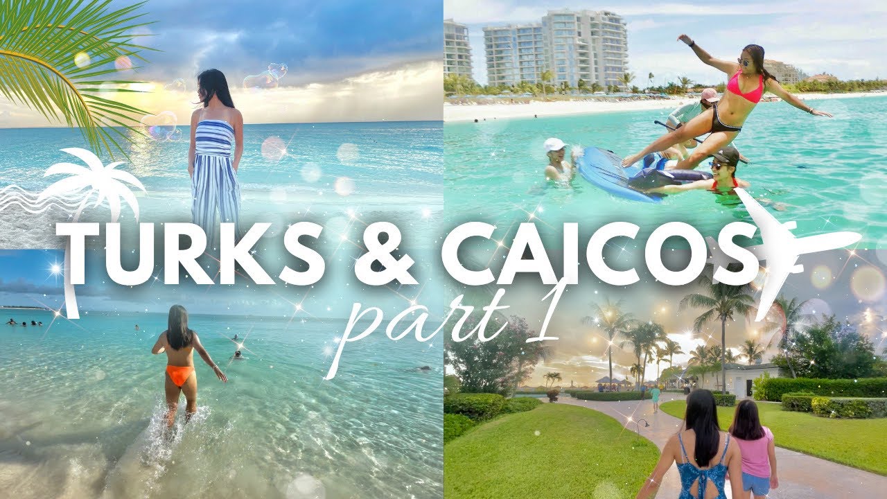TURKS & CAICOS VLOGS (Day 1&2) | grace bay beach + water sports, ports of calls resort