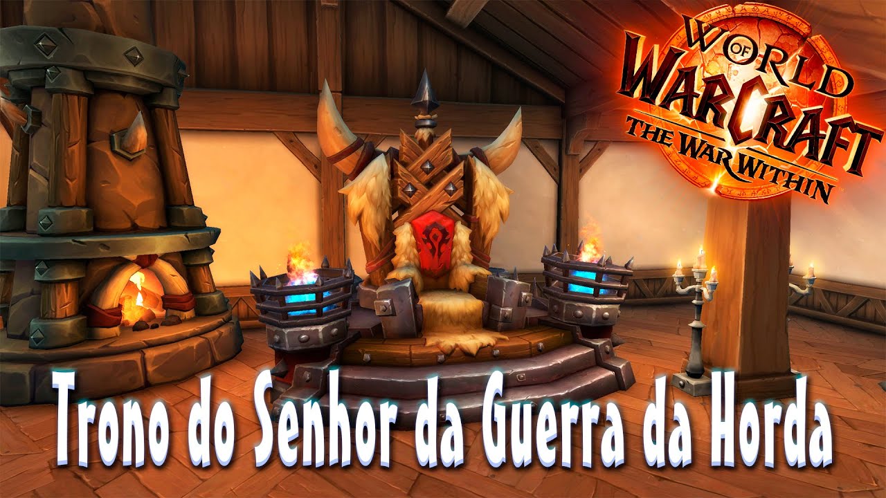 COMO OBTER O TRONO DO SENHOR DA GUERRA DA HORDA | DECORAÇÃO HOUSING | WORLD OF WARCRAFT
