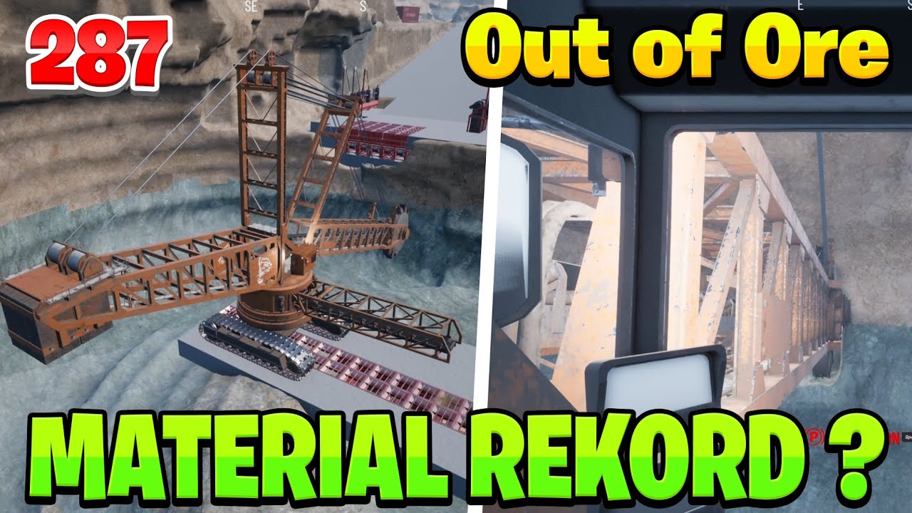 Neuer REKORD! Mein Schaufelradbagger räumt die ganze Mine leer | Out of Ore Beta Deutsch #287