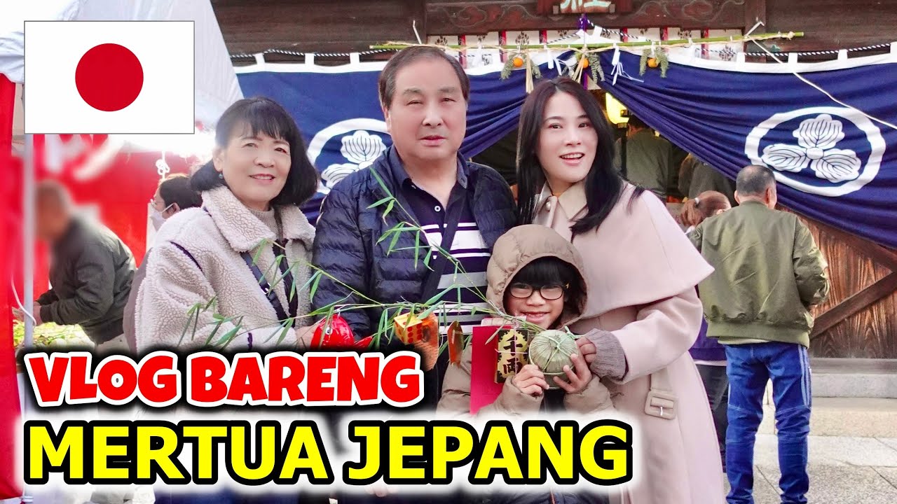 VLOG MERTUA JEPANG | Tahun baru di Jepang diajak ke Kuil Shinto