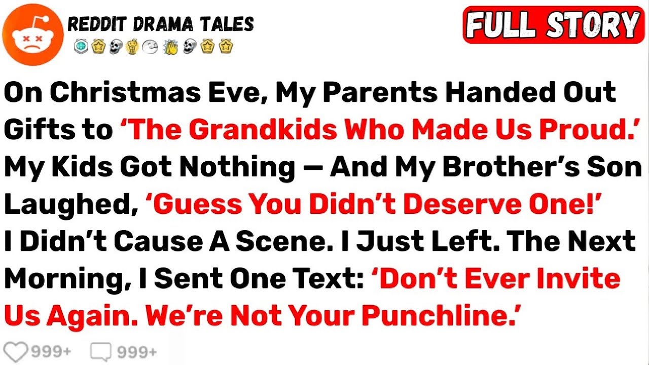 Christmas Eve Turned Awkward When Gifts Were Unequal | Family Tales Stories
