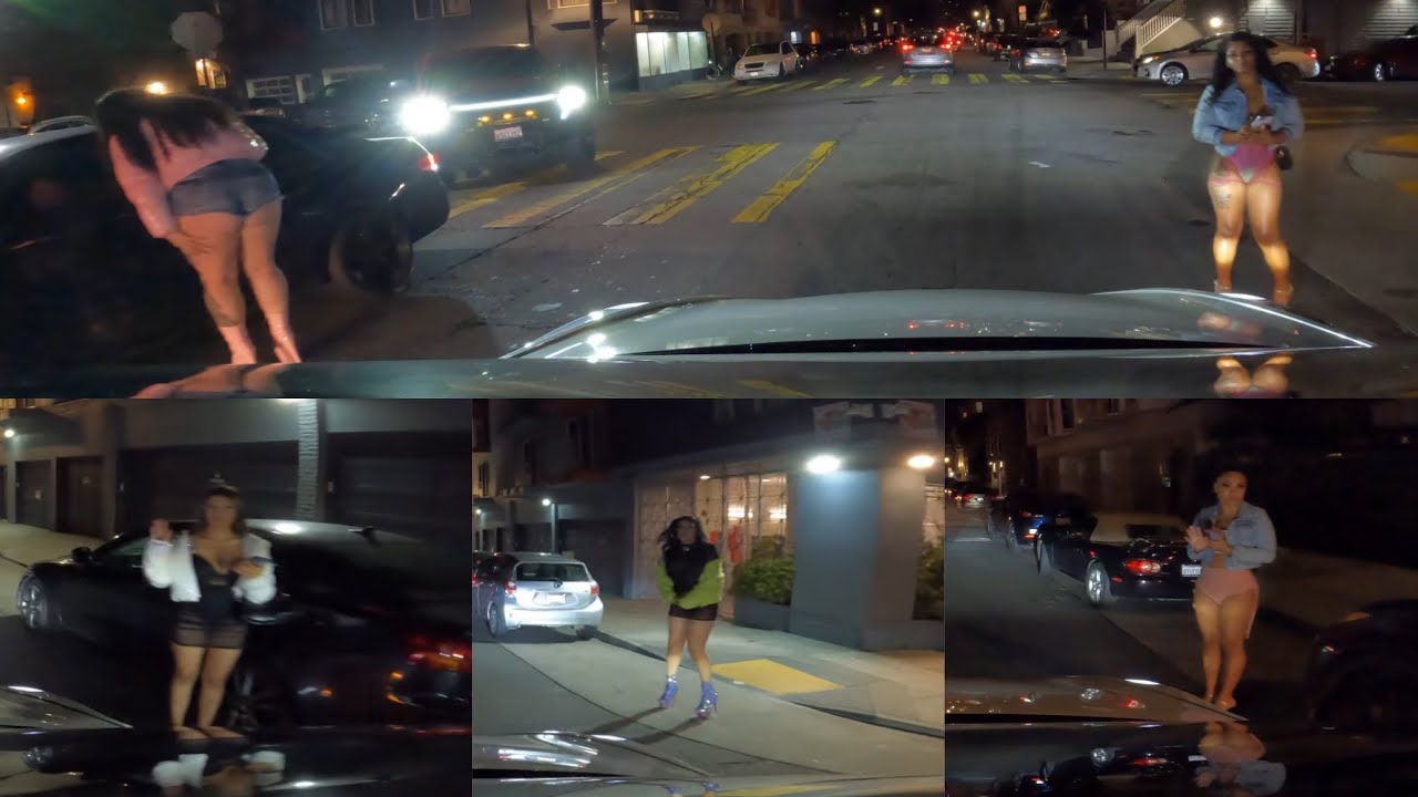 San Francisco Capp Street in 4k - Red light district of San Francisco