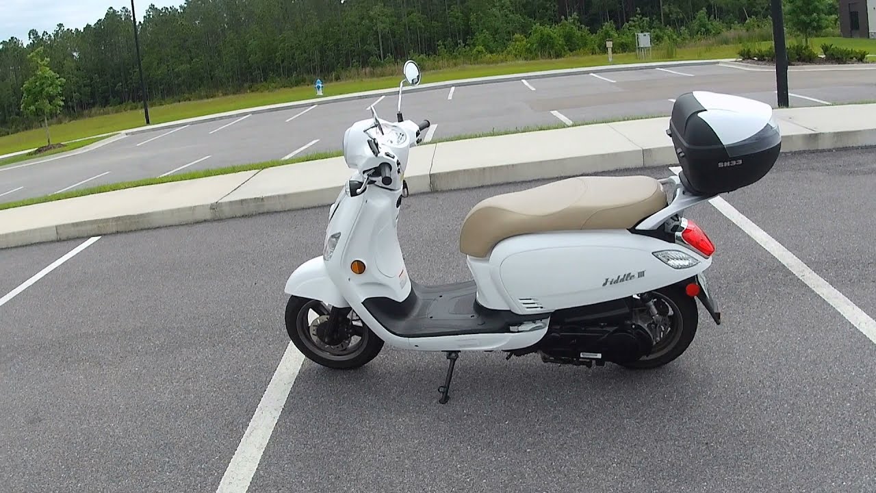How to ride a SYM Fiddle 3 Scooter