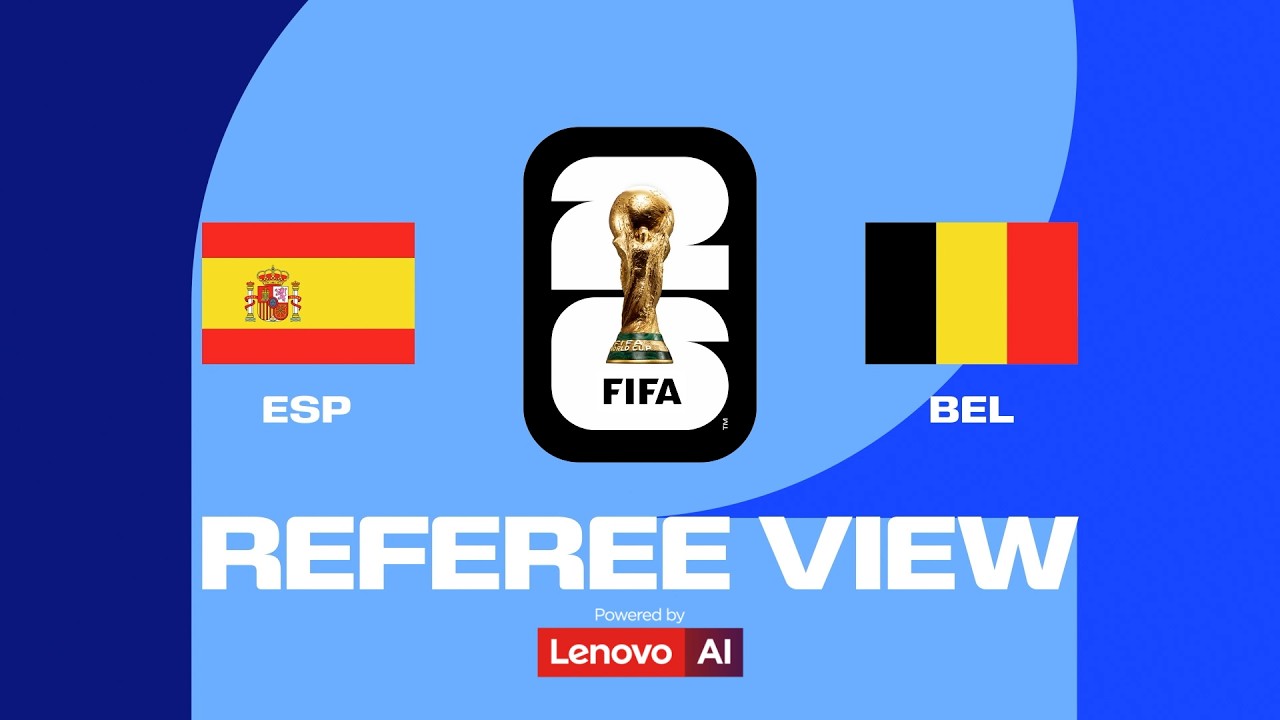 Merino Sends Spain Through vs. Belgium | Ref&rsquo;s POV | Powered by Lenovo