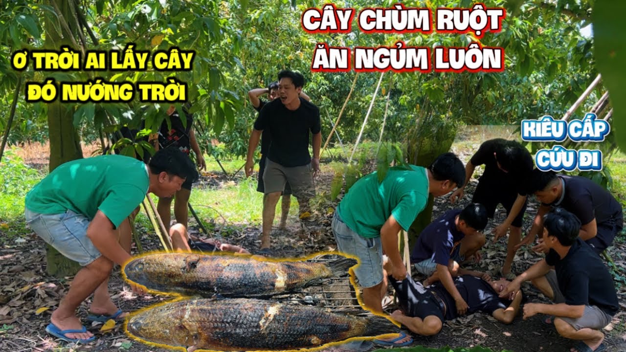 Hoài phong bất cẩn lấy cây nướng cá lóc lấy nhầm cây Chùm Ruột chuyến này toang | HoàiPhong TV