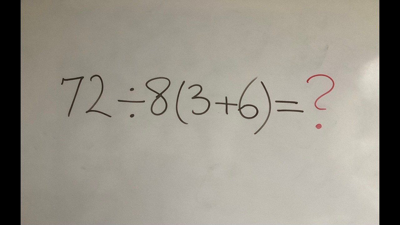 Most People Get This Order of Operations Wrong!