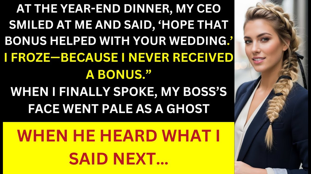 I WORKED 60-HOUR WEEKS WHILE MY BOSS STOLE EVERYTHING - ONE QUESTION AT DINNER…….