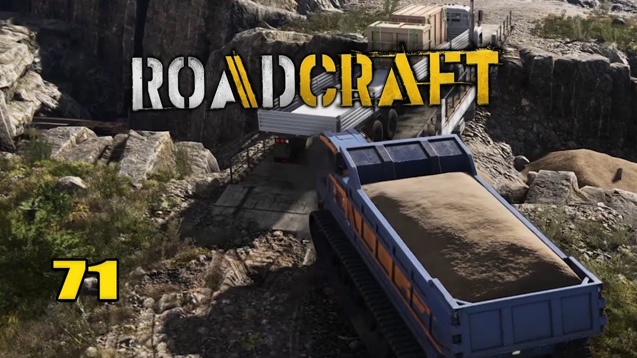 RoadCraft 🏭 71 - Die Brücke für den Transporter