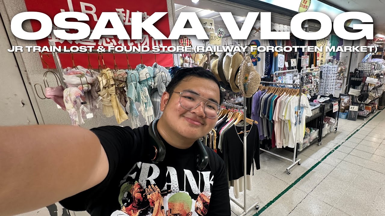 OSAKA VLOG • JR Train Lost & Found Store (Railway Forgotten Market) | Ivan de Guzman