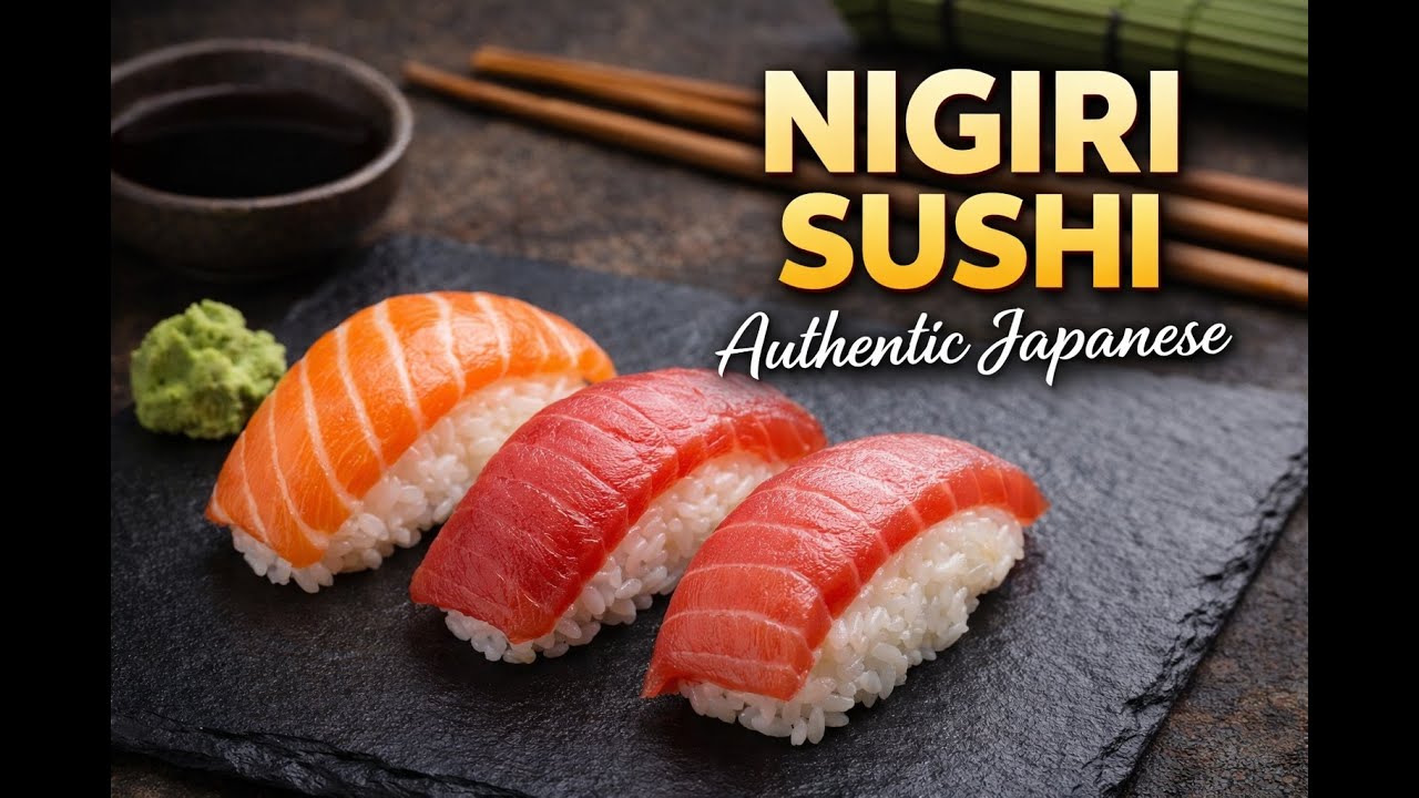 How to Make Nigiri Sushi at Home 🍣 | Traditional Japanese Recipe