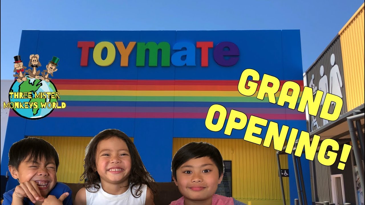 ToyMate Grand Opening | Australian toy store | 3 Mr Monkeys World | kids channel