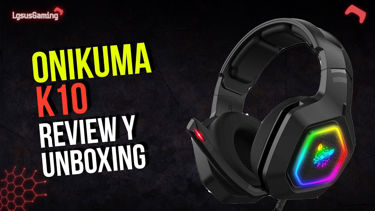 ONIKUMA K10 - AUDIFONOS/HEADSETS GAMER - Baratos y de gran calidad (REVIEW, UNBOXING y PRUEBAS)