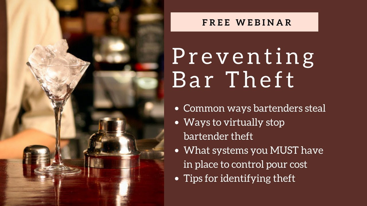 Free Webinar: Preventing Bar Theft
