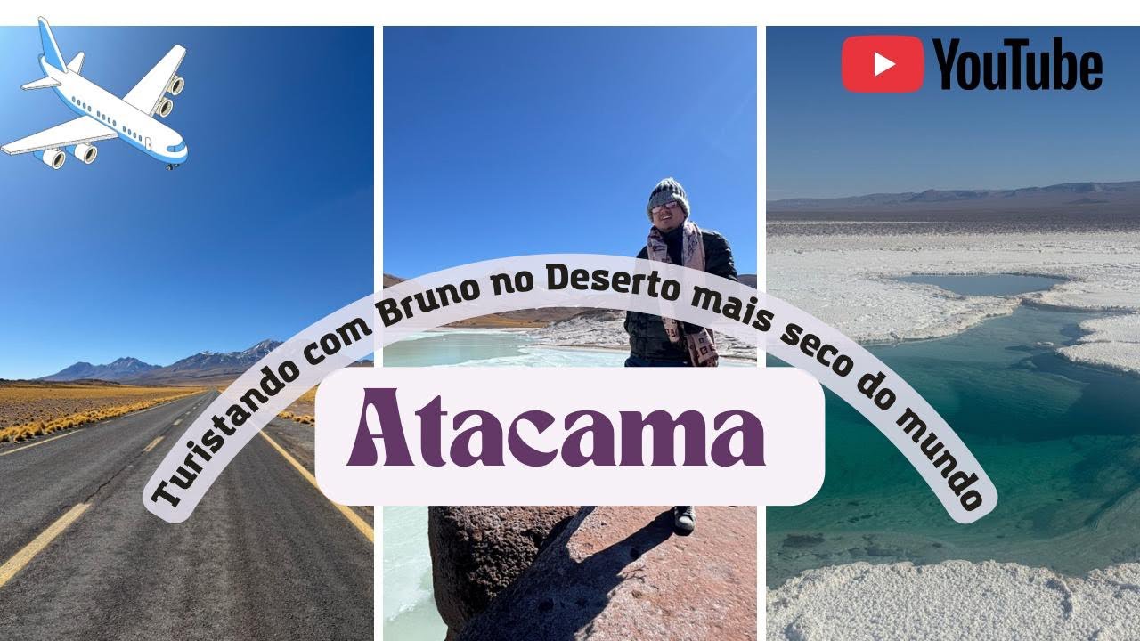 Atacama - Chile O deserto mais seco do Mundo , roteiro completo em 4 Dias 🇨🇱✈️