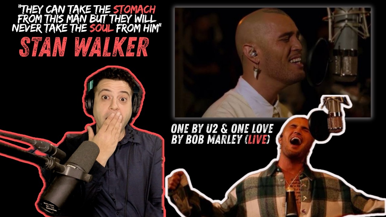 Stan Walker | First Time Reaction | One by U2 & One Love by Bob Marley (LIVE)