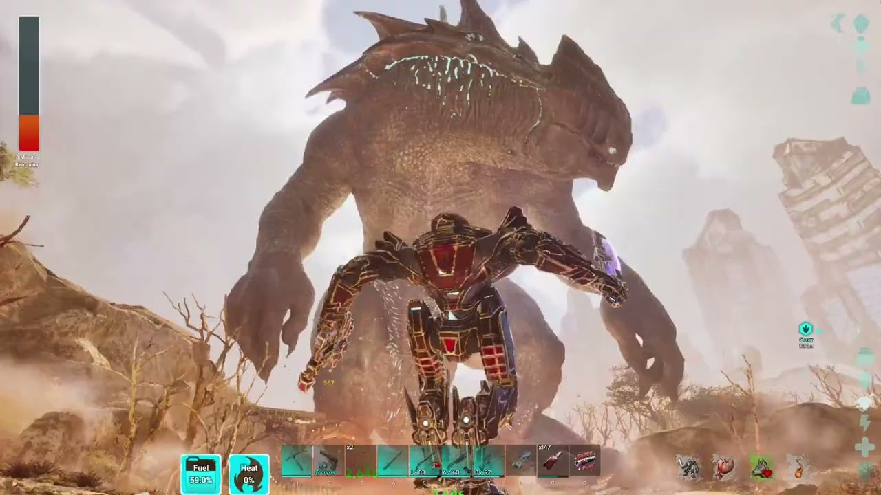 Ark Survival Ascended Extinction Wandering King Titan Subdued