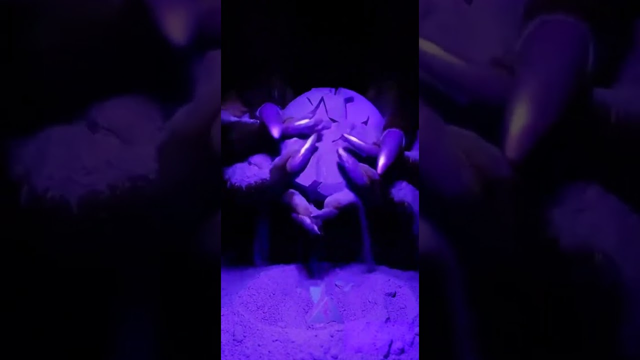 POV  Crushing a Chalk Galaxy in My Hand 🌌💜