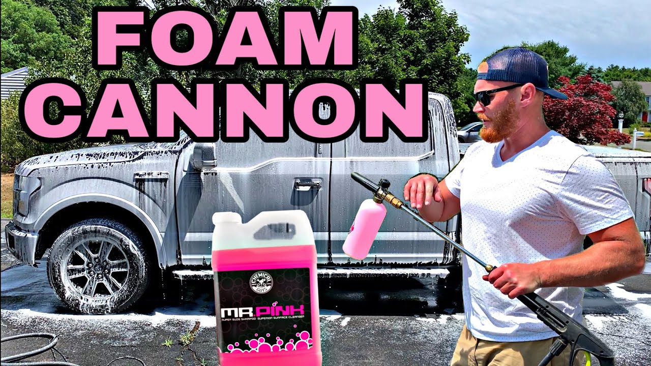 HOW TO USE A FOAM CANNON: Step by step video using the best products. #foamcannon