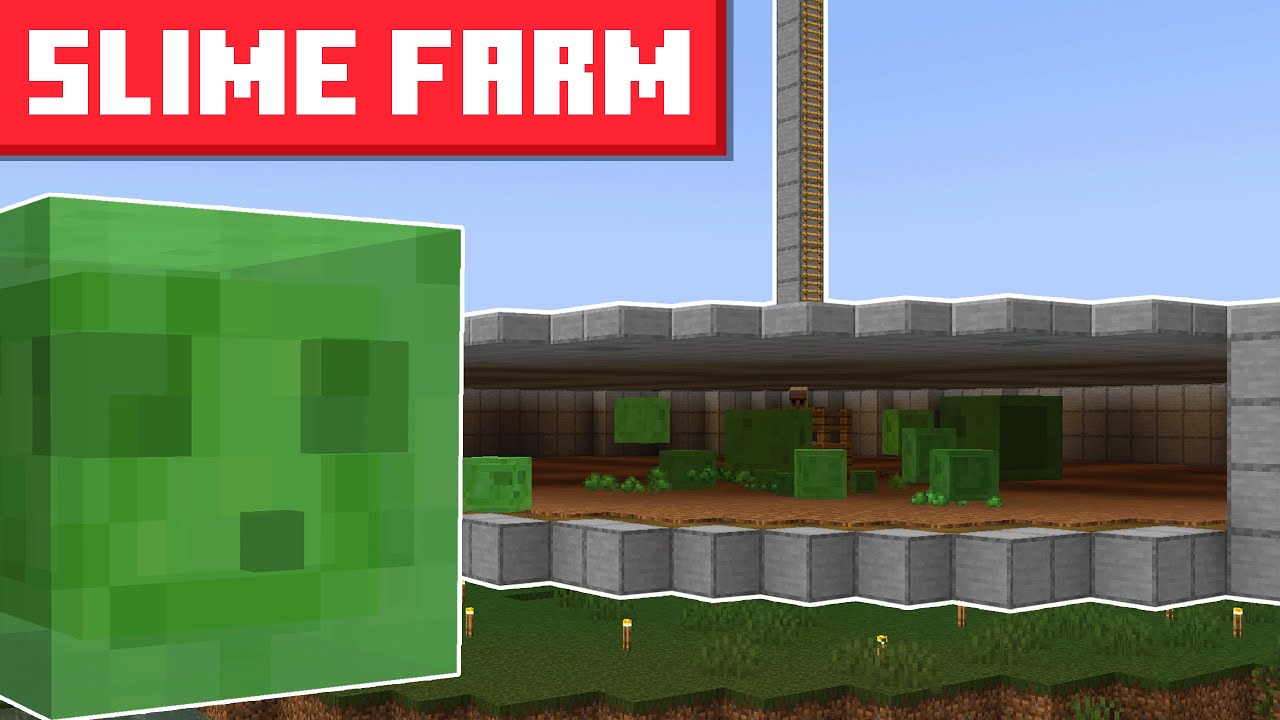 Minecraft Slime Farm 1.21.11+ - NO SLIME CHUNKS -  EASY BUILD