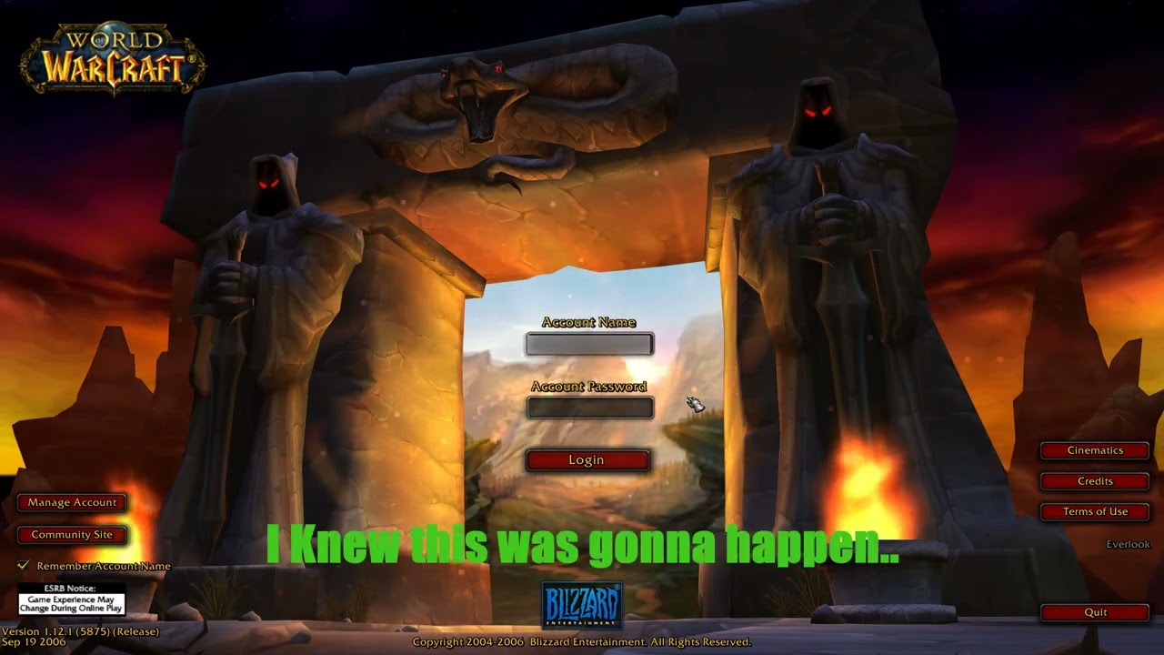 Onyxia raid, but the server dcs are the real boss - wow Everlook 2023