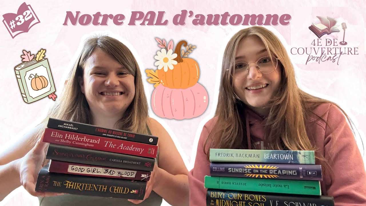 #32 Notre PAL d'automne - 4e de couverture Podcast